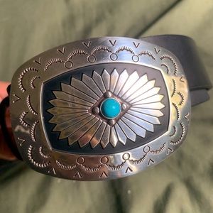 Tony Lama Ladies Black The Santa Rosa Belt